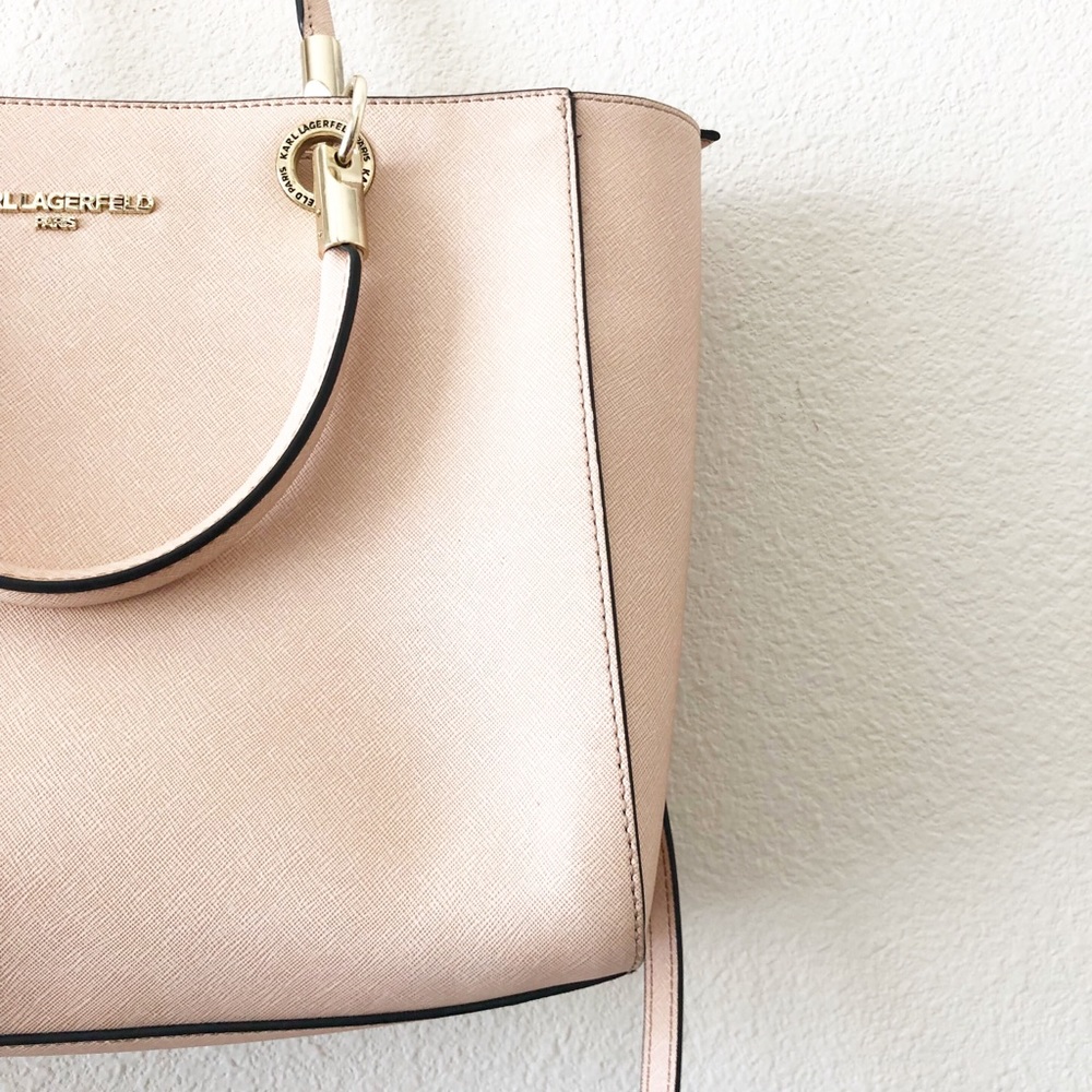 Karl Lagerfeld Paris Blush Purse - Picture 3 of 8
